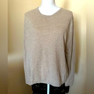 L.L. Bean 100% Cashmere - Women’s Tan Sweater